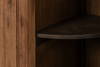 Brooks Demilune  Brown, by Sarreid, 1'8" length x 5'3" width x 3'9" height thumbnail 6