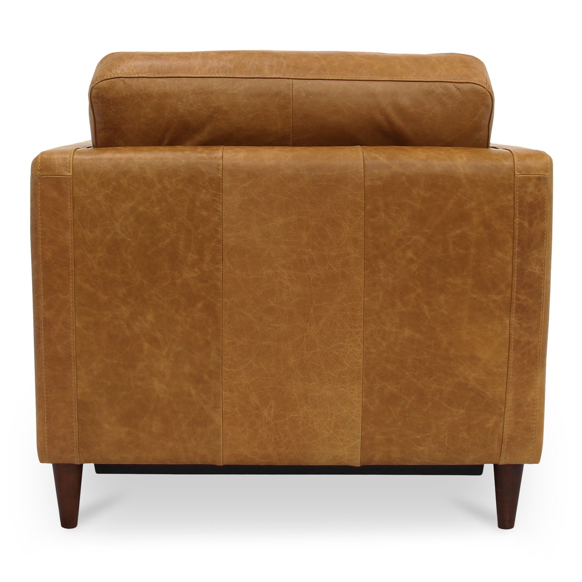 Bridgers Power Recliner Chair Tan Leather, Accent Chair by Moe's Home, 37.4" width x 33.85" height x 37.8" depth View 4