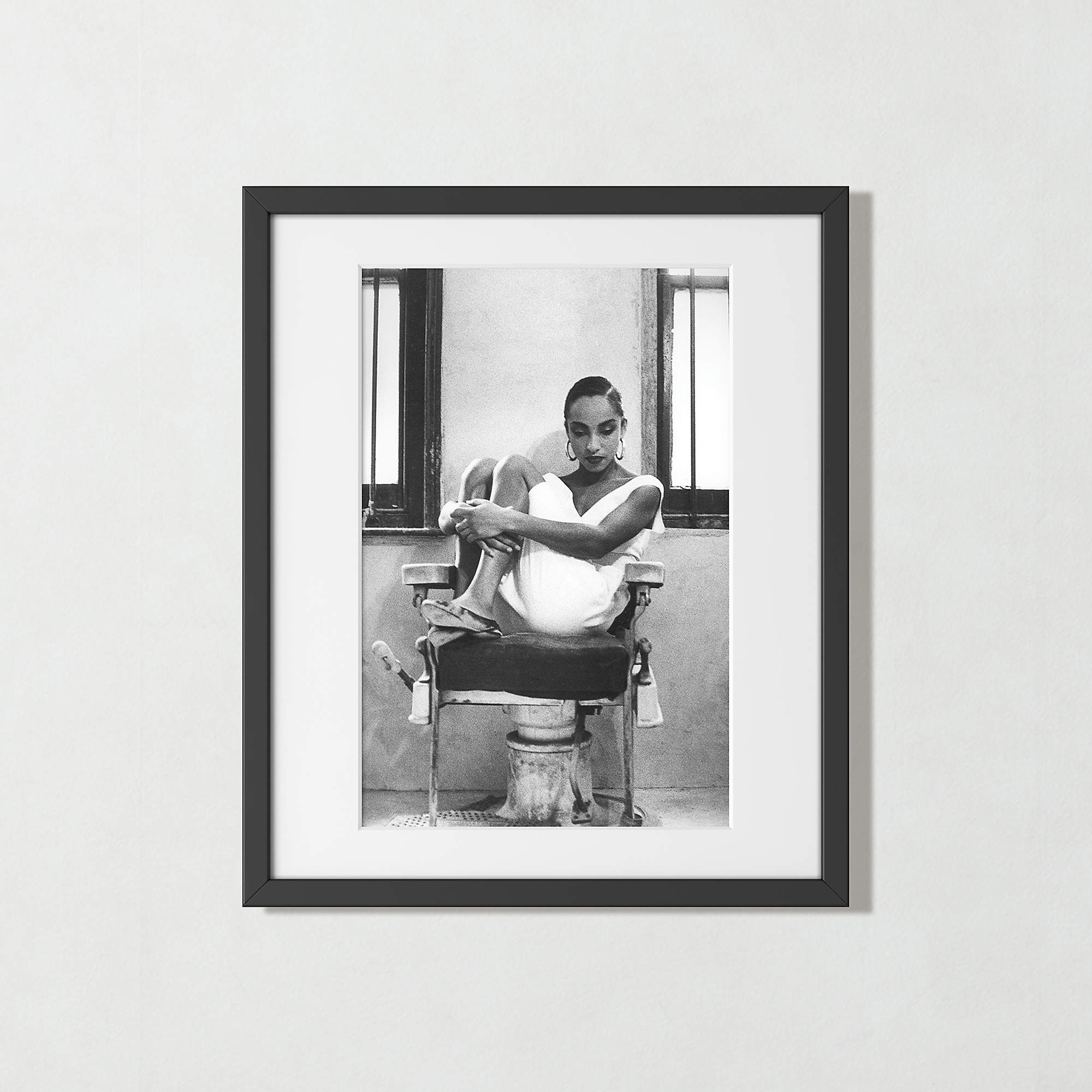 Online Designer Home Office 'Sade' Photographic Print in Black Frame 21.5"x25.5"
