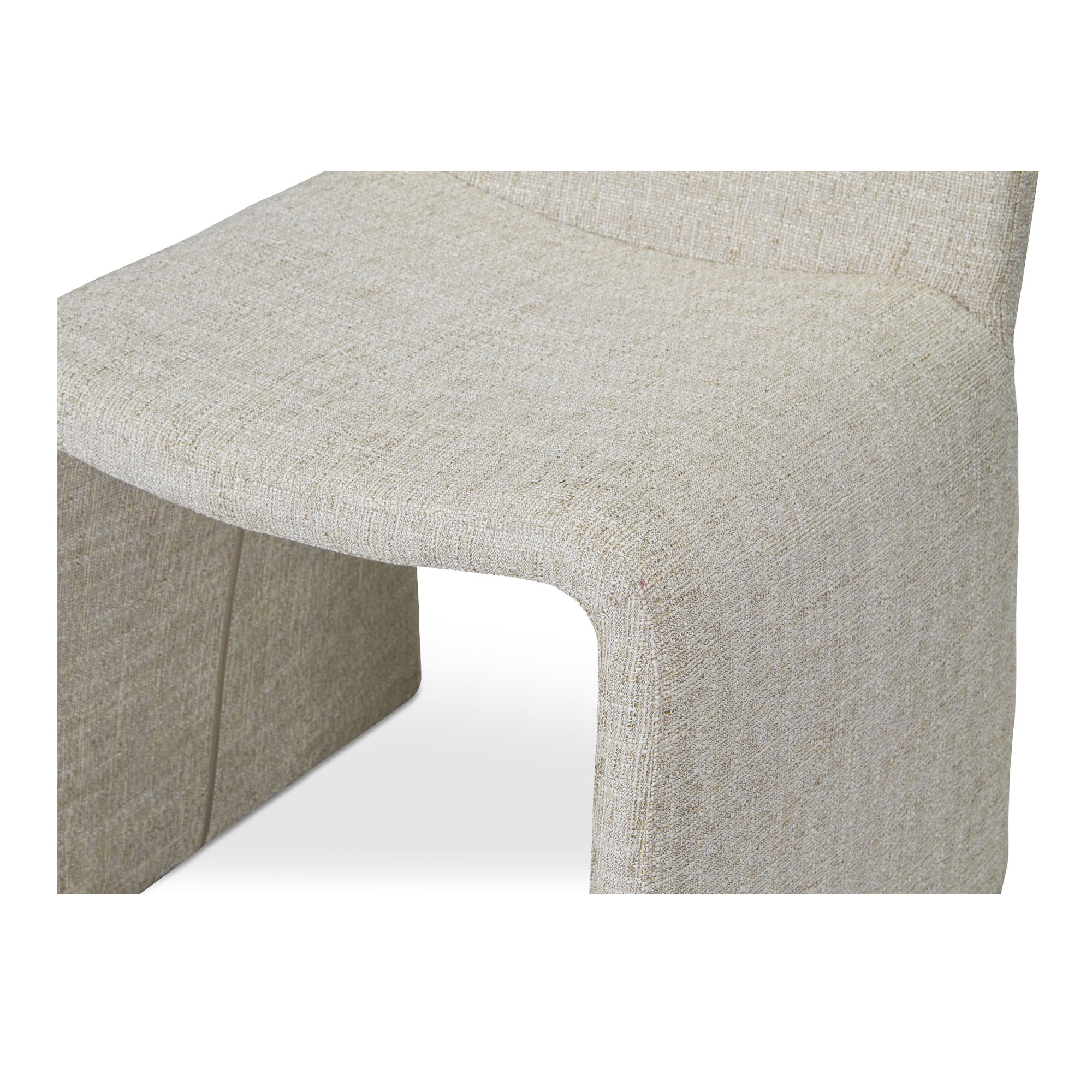 Ella Dining Chair Heather Beige, by Moe's Home, 22" width x 33" height x 22.5" depth View 5