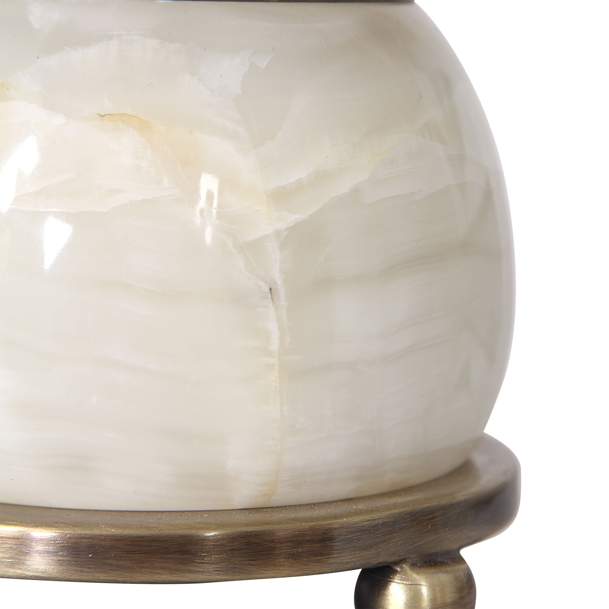 Natania Plated Brass Buffet Lamp large image 