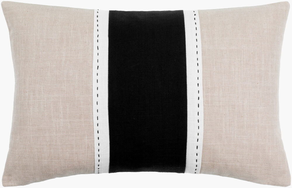 Ritzy Lumbar Pillow Down, Decorative Pillow by Surya, 13" length x 20" width