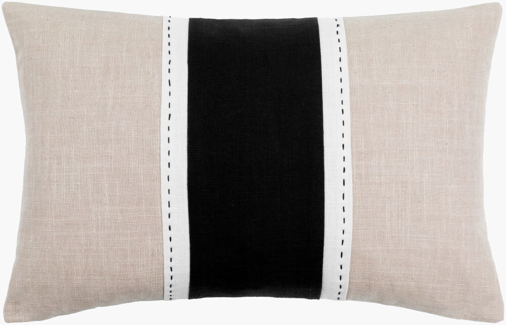 Ritzy Lumbar Pillow Down, Decorative Pillow by Surya, 13" length x 20" width