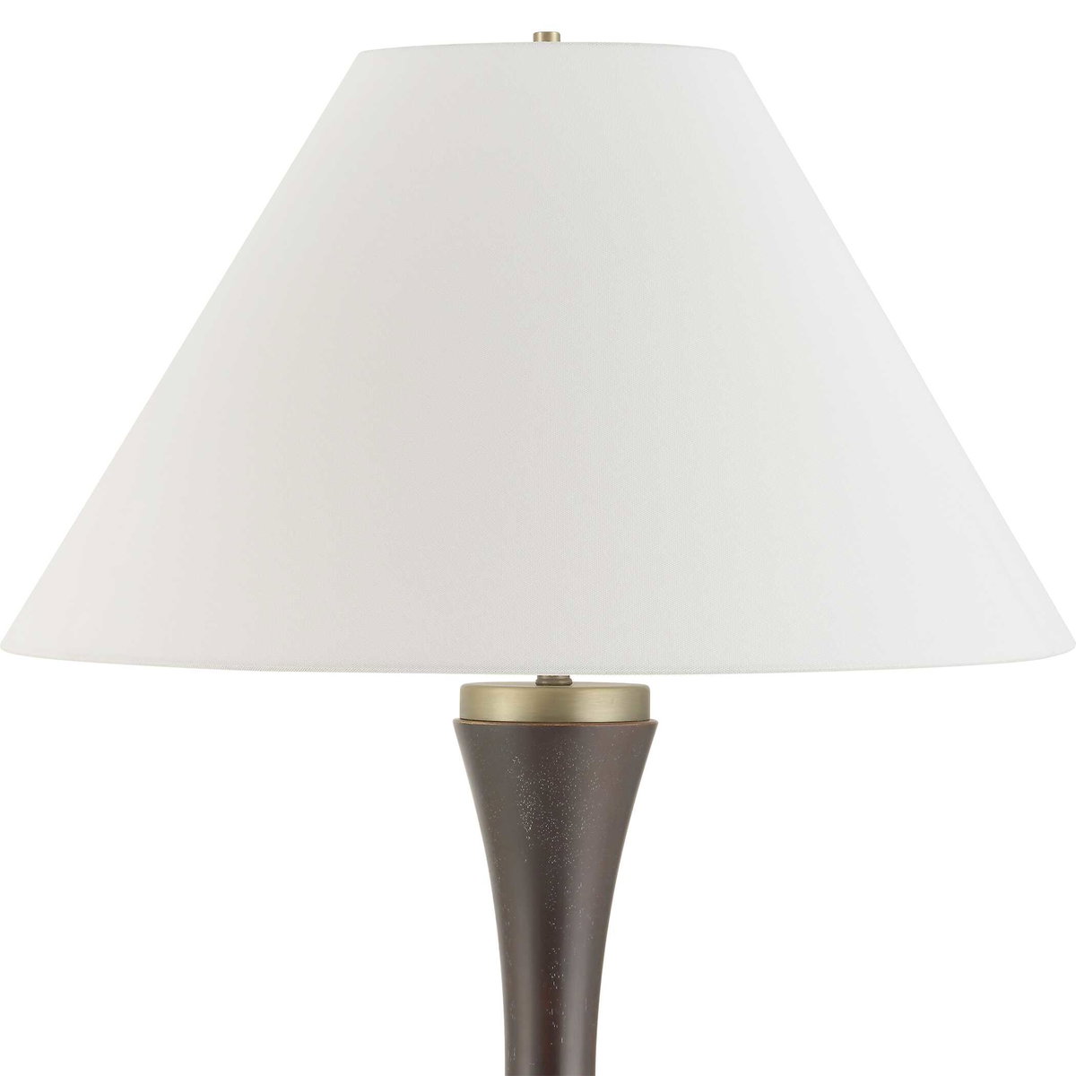 Pravin Dark Wood Floor Lamp, by Uttermost, 24.5" width x 64" height x 24.5" depth View 6
