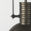 Zaio 12.5Lx 12.5W x 18.5H Weathered Antique Gold Metal Caged Bulb Pendant Light, by Mercana, 12.5" length x 12.5" width x 18.5" height thumbnail 9
