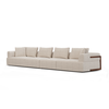 Warner Oatmeal 2 Piece Long Sofa Set thumbnail 0