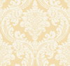 Tapestry Damask Yellow Wallpaper, by York Wall, 27' length x 2'3" width x 0.02" depth thumbnail