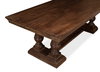 Joshua Pedestal Dining Table, by Sarreid, 3'6" length x 8' width x 2'7" height thumbnail 12