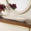 Ripple Crest White Bowl, Decorative by Uttermost, 32" width x 3" height x 7.5" depth thumbnail 3