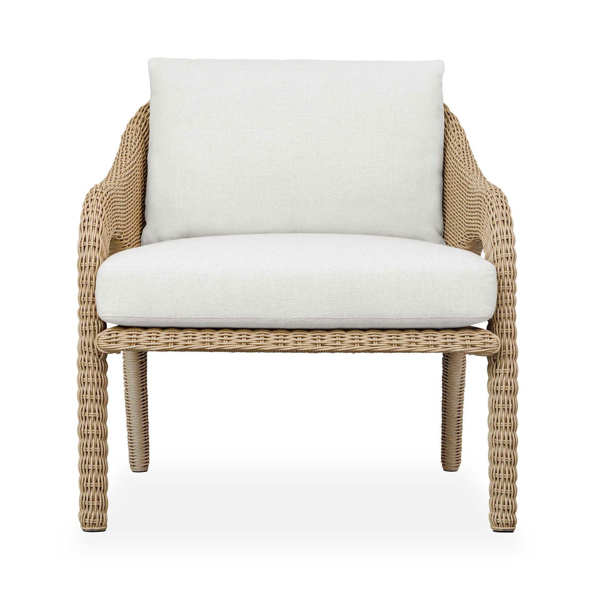 Kavali Outdoor Wicker Lounge Chair, Outdoor Chair by Uttermost, 2'4.5" width x 2'10.7" height x 2'6" depth View 1