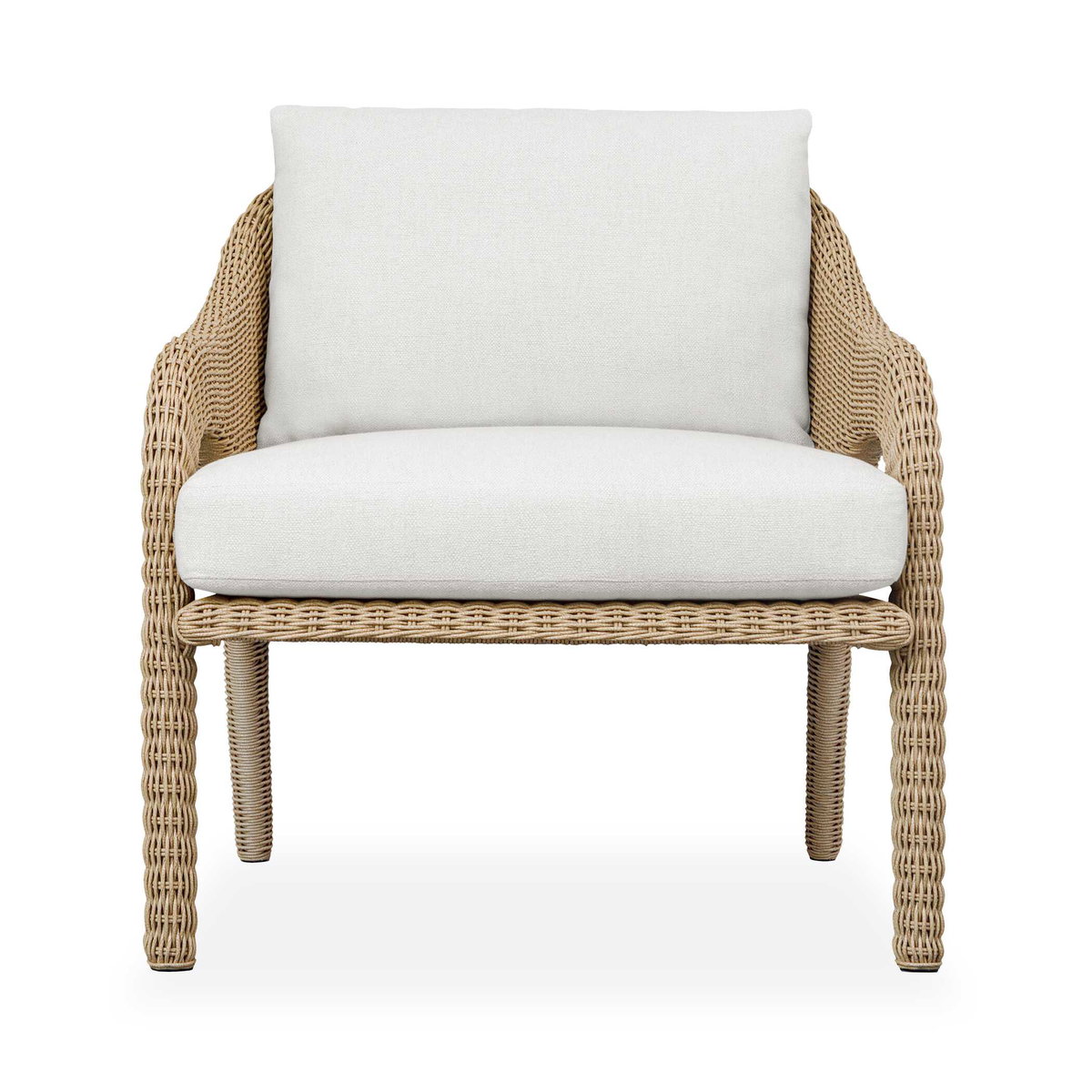 Kavali Outdoor Wicker Lounge Chair, Outdoor Chair by Uttermost, 2'4.5" width x 2'10.7" height x 2'6" depth View 1