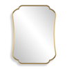 Athena Brushed Brass Mirror, by Uttermost, 2' width x 2'8" height x 1" depth thumbnail 1