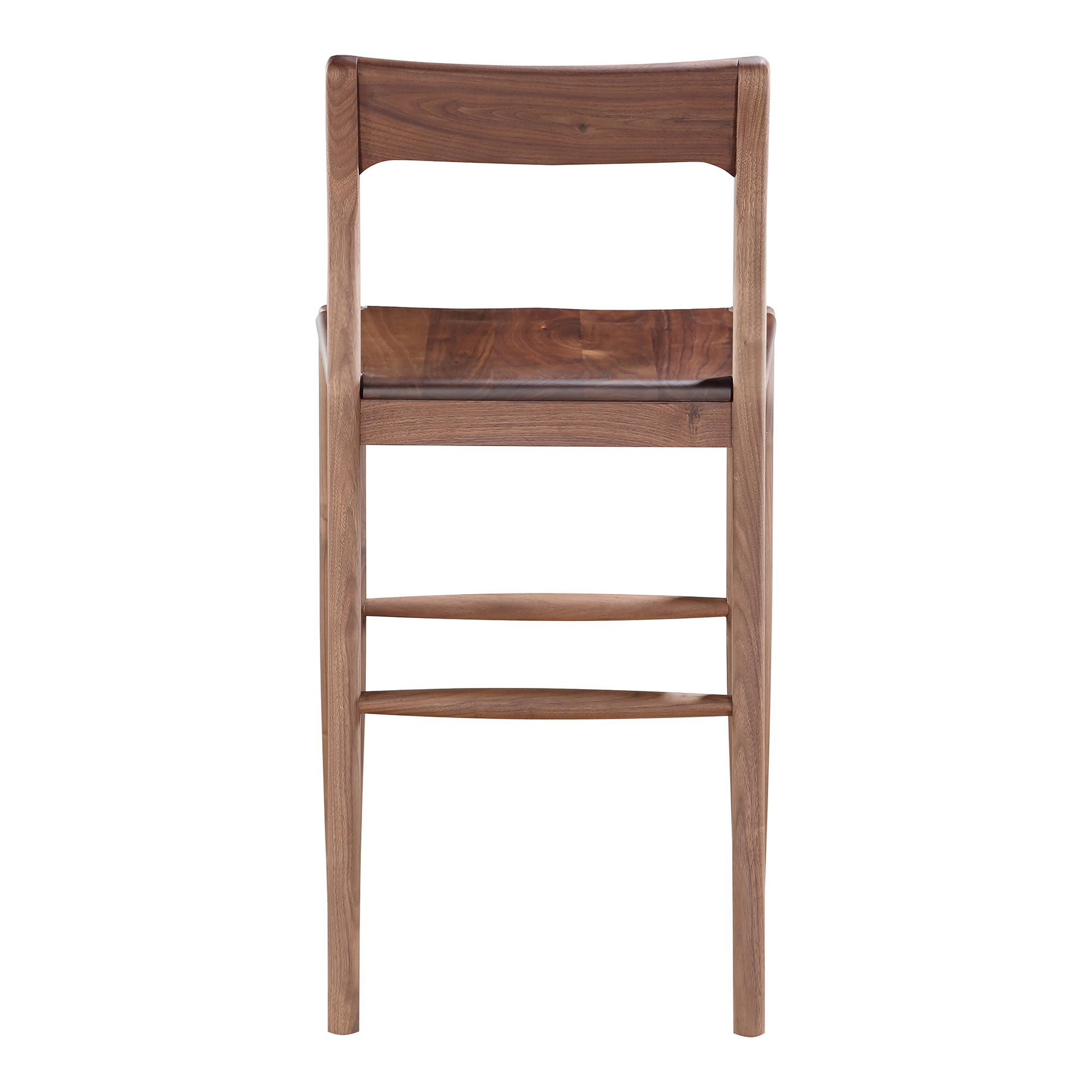 Owing Counter Stool Walnut Brown, Counter & Bar Stool by Moe's Home, 19.5" width x 38" height x 20" depth View 4