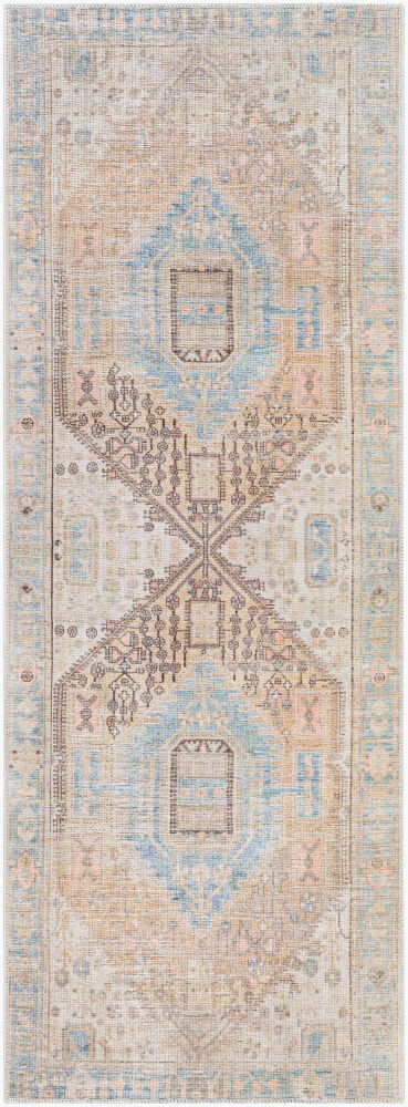 Alanya Machine Woven Rug, by Surya, 7'2.61" length x 2'7.5" width
