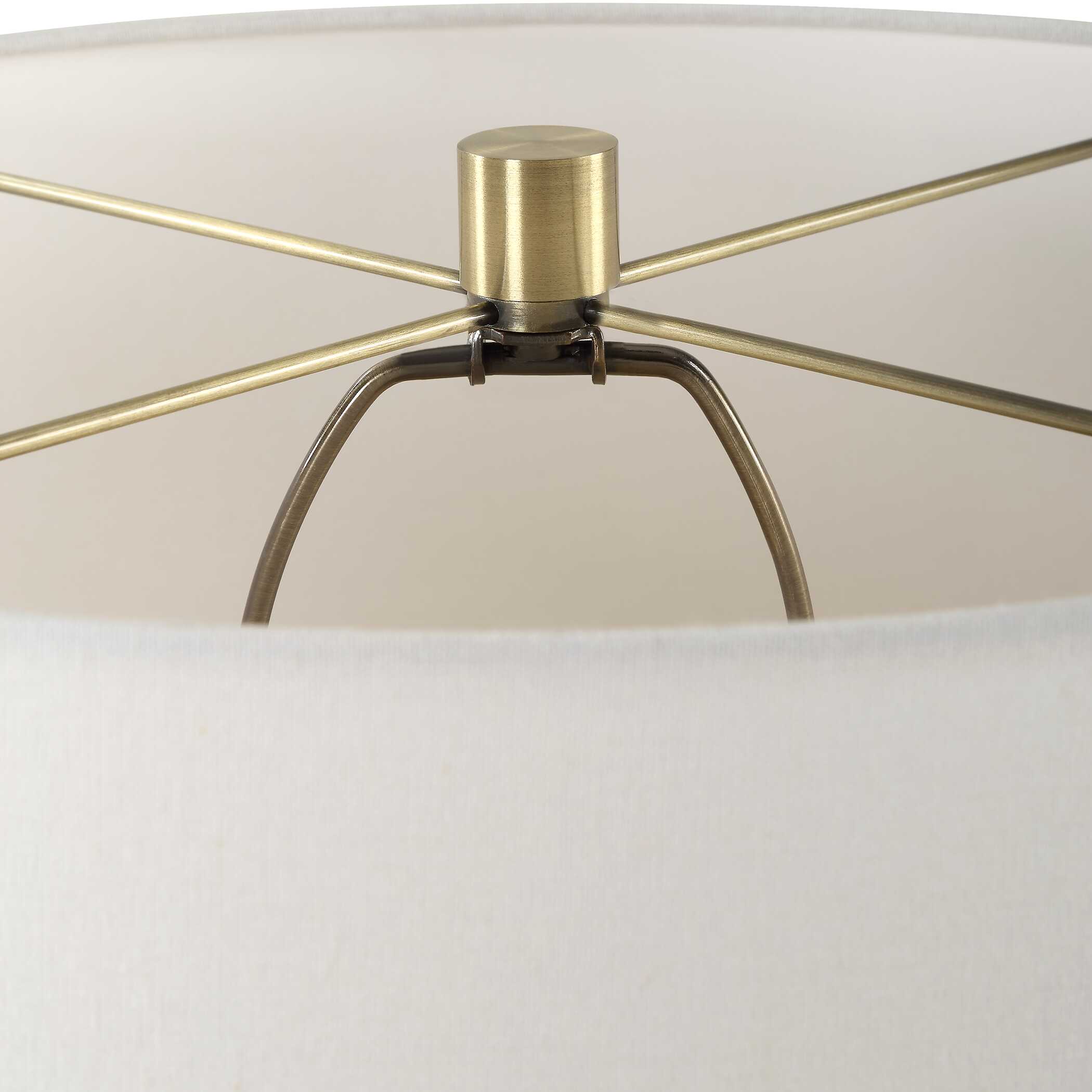 Out Of Time Seeded Glass Table Lamp, by Uttermost, 16" width x 29.75" height x 16" depth View 7