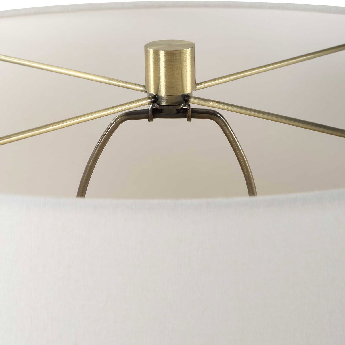 Out Of Time Seeded Glass Table Lamp, by Uttermost, 16" width x 29.75" height x 16" depth View 7