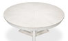 Casual Jupe Dining Table Workingwhite Md, by Sarreid, 4'7" length x 4'7" width x 2'6" height thumbnail 3
