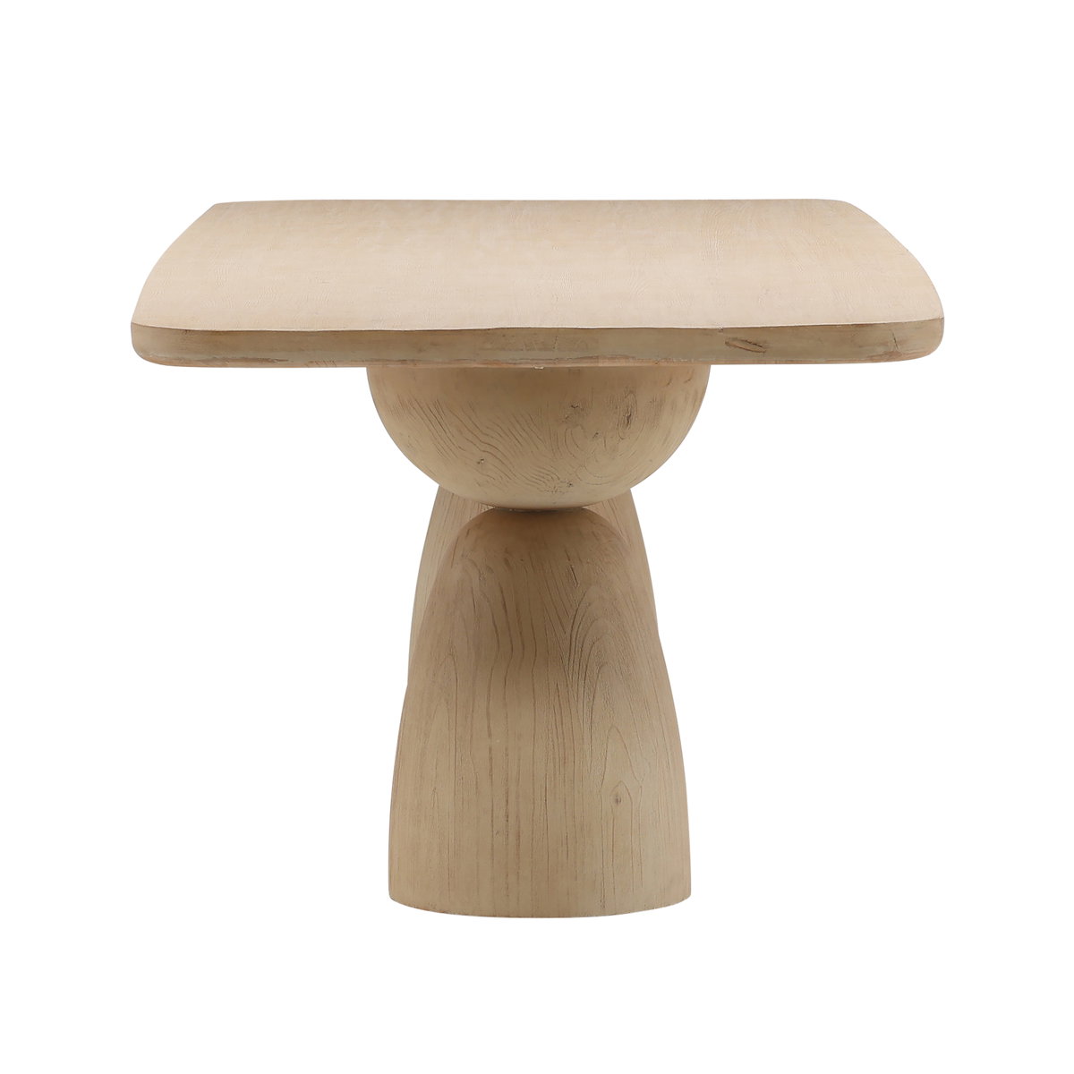 Cabrera Dining Table Light Natural 101', by Dovetail, 101.5" width x 30" height x 41" depth View 3
