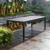 Polanco Outdoor Aluminum Dining Table, Outdoor Table by Uttermost, 7'8" width x 2'5.75" height x 3'2.6" depth thumbnail 5