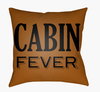 Lodge Cabin Accent Pillow, Decorative Pillow by Surya, 18" length x 18" width thumbnail