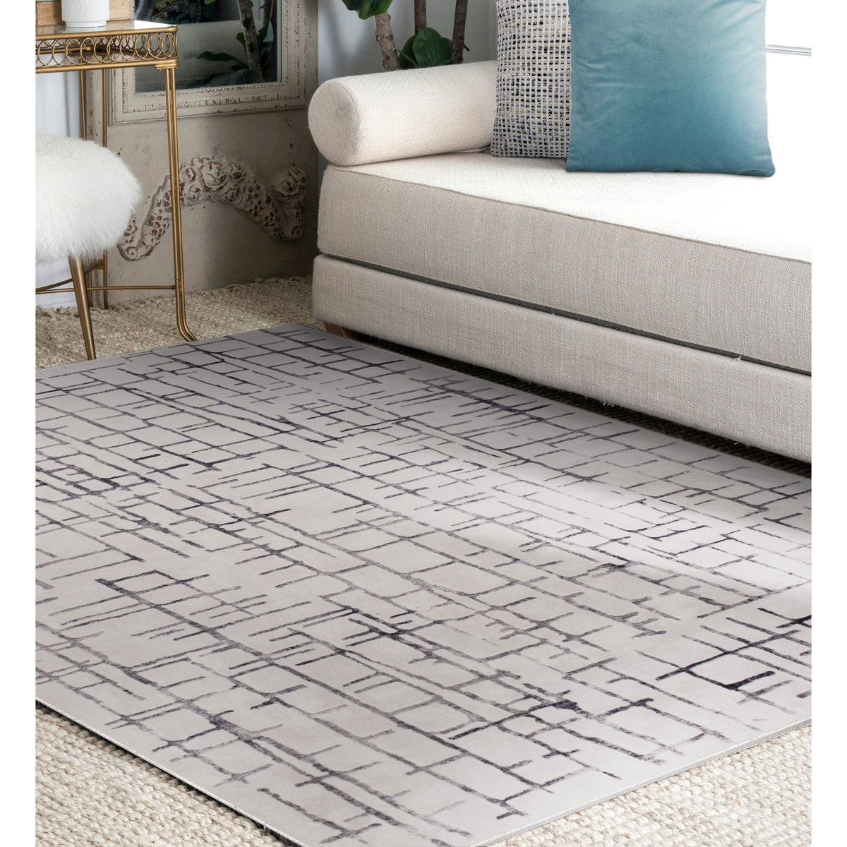 Ariella Indoor Rug, by Renwil, 5'3" width x 7'2.6" height View 6
