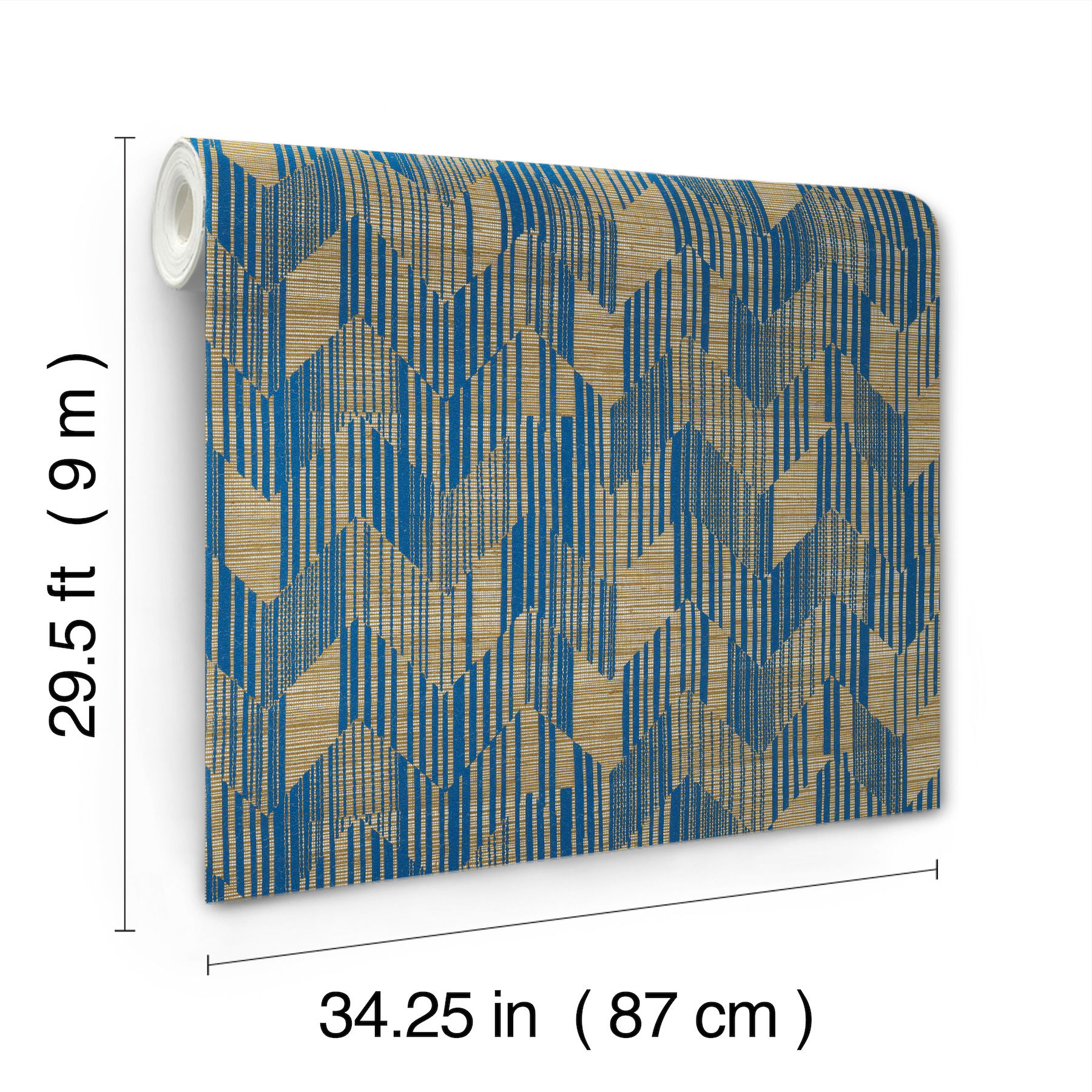Birch Blue Wallpaper large image 