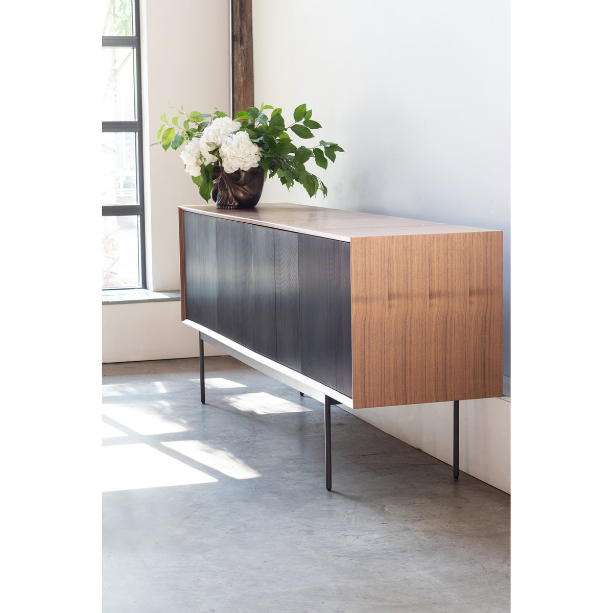 Araya Sideboard Brown, Cabinets & Sideboard by Moe's Home, 87" width x 33" height x 20" depth View 6