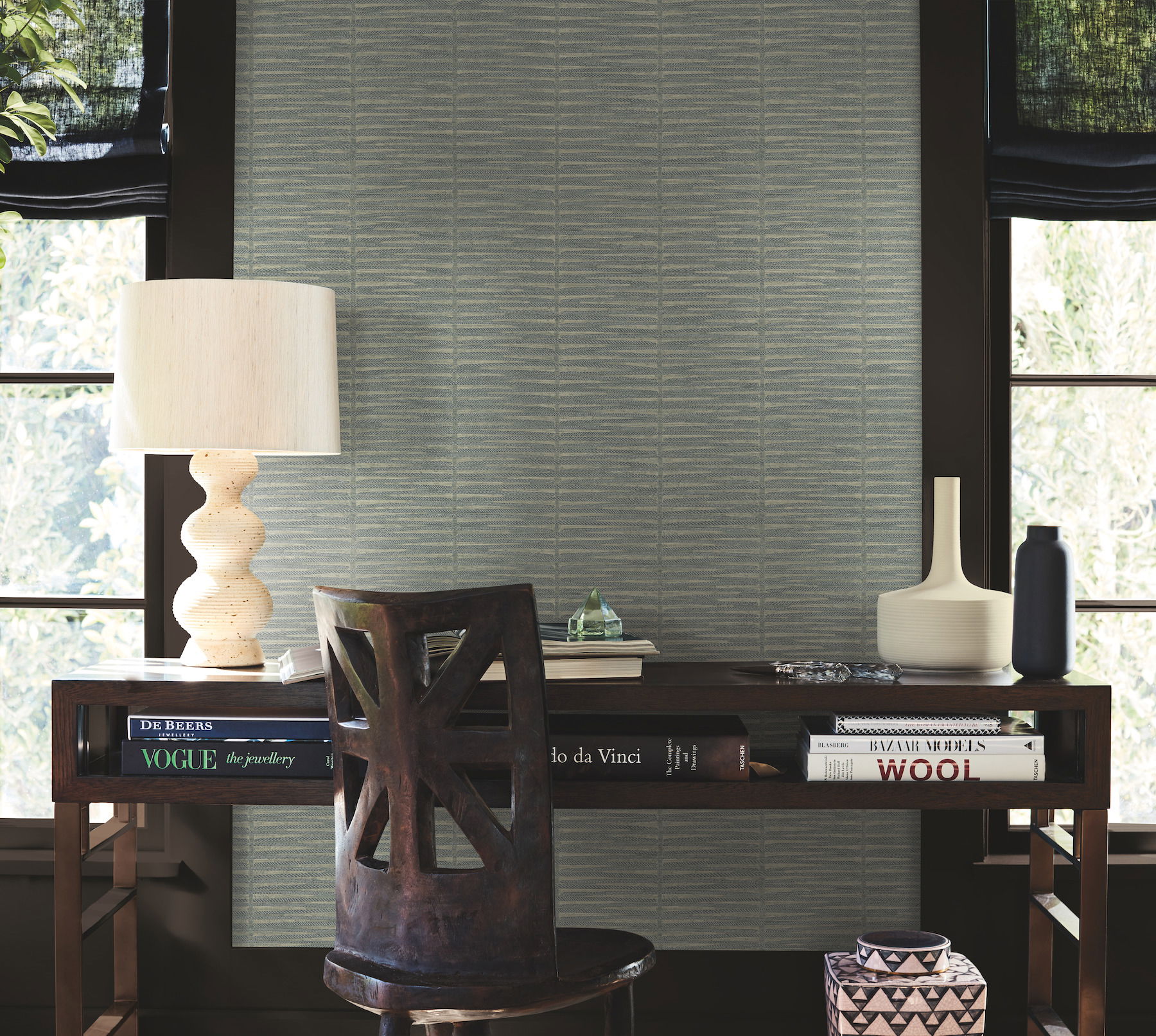 Iringa Indigo Wallpaper large image 