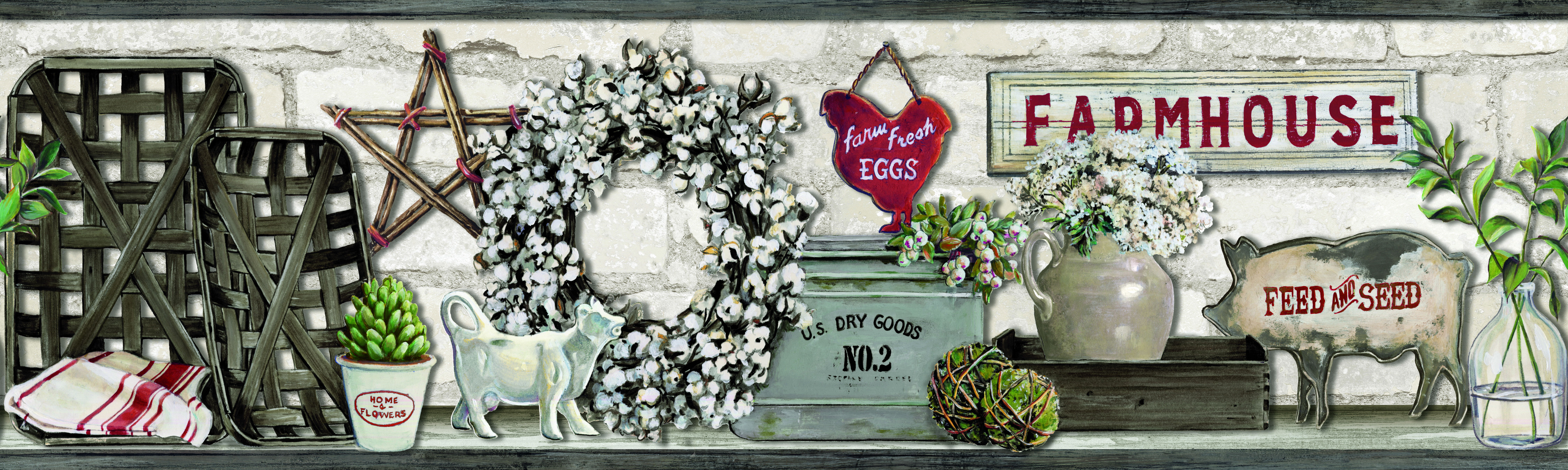 Farmhouse Shelf Black Border large image 