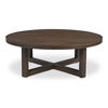 Joel Coffee Table Dark Brown, by Moe's Home, 42" width x 15" height x 42" depth thumbnail 1