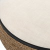 Island Straw Storage Ottoman / Coffee Table, by Uttermost, 36" width x 18.12" height x 36" depth thumbnail 6