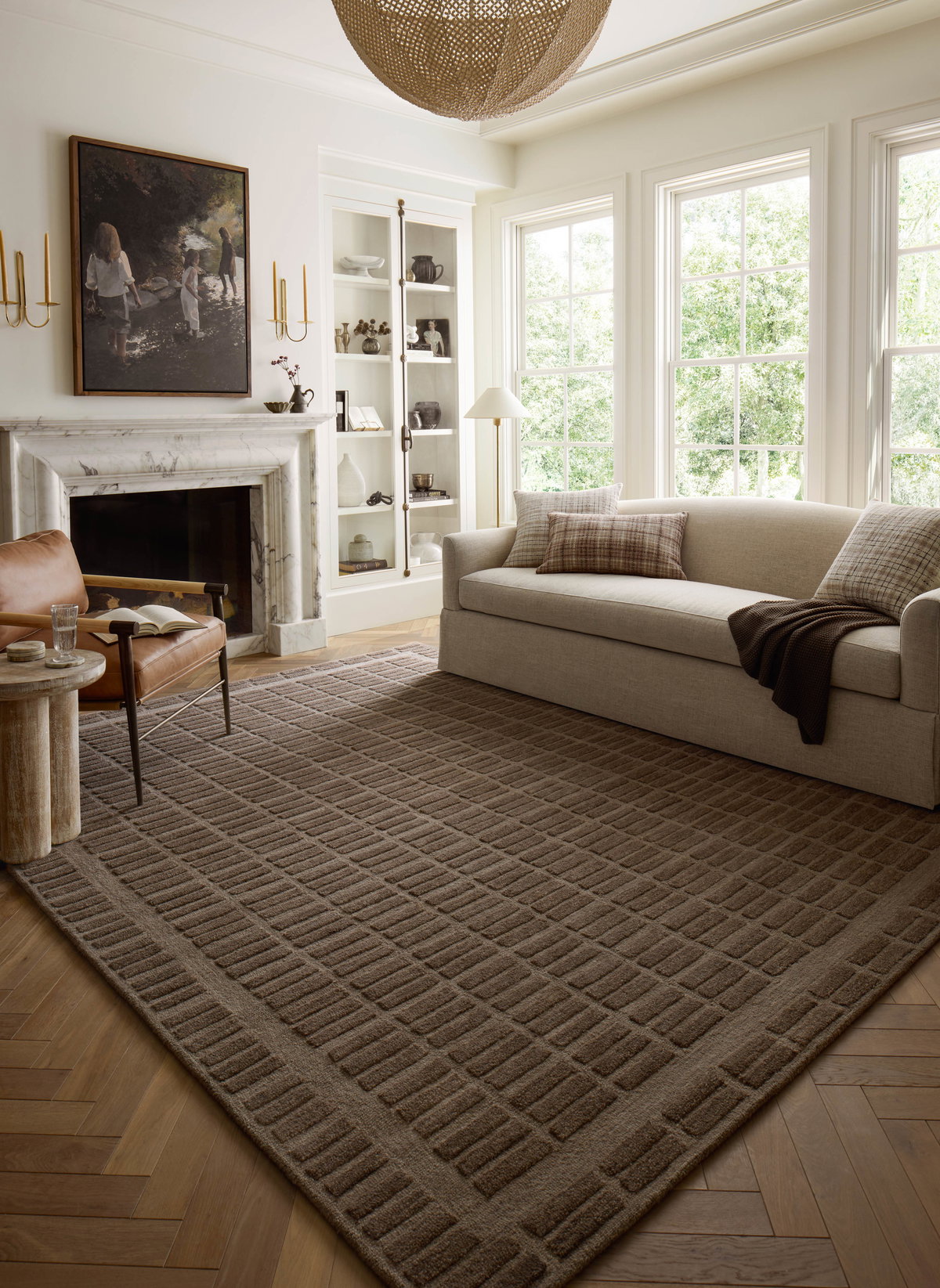 Chris Loves Julia x Loloi Bradley Rug, 5' length x 7'6" width View 2