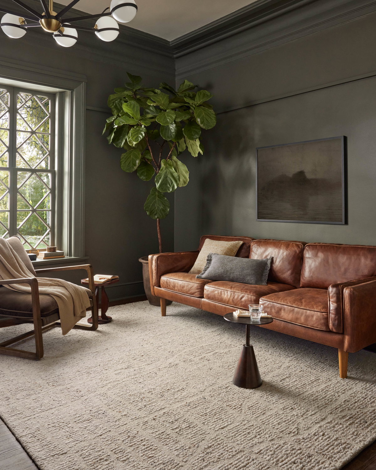 Magnolia Home by Joanna Gaines x Loloi Jones Rug, 1'6" length x 1'6" width View 2