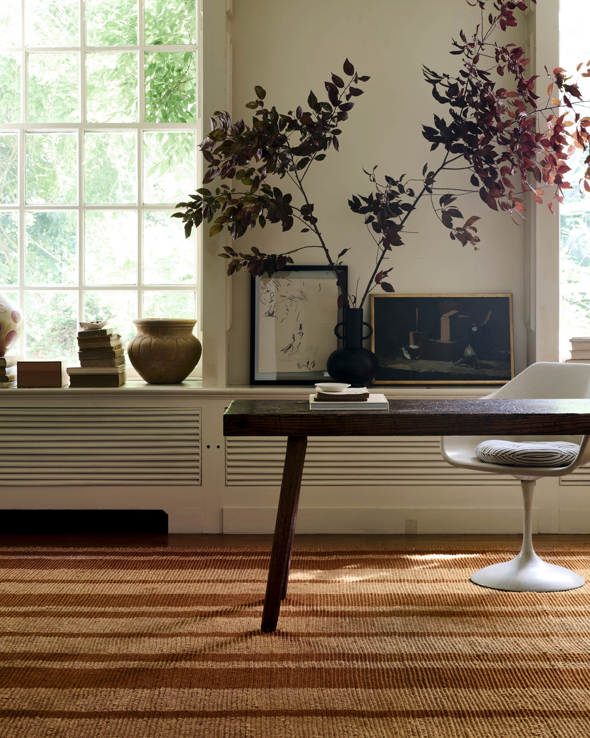 Leanne Ford x Loloi Weatherstaff Rug, 1'6" length x 1'6" width View 2