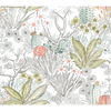 Flowering Desert Grey Peel & Stick Wallpaper thumbnail 0