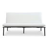 Salma Outdoor Sofa White, Sofas & Sectional by Moe's Home, 60" width x 33.5" height x 35.5" depth thumbnail 1
