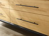 Santa Cruz 4 Drawer Double Dresser, Wheat, by Greenington, 18" length x 73.5" width x 28" height thumbnail 7