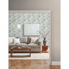 Handpainted Songbird Turquiose Wallpaper, by York Wall, 27' length x 2'3" width x 0.02" depth thumbnail 3