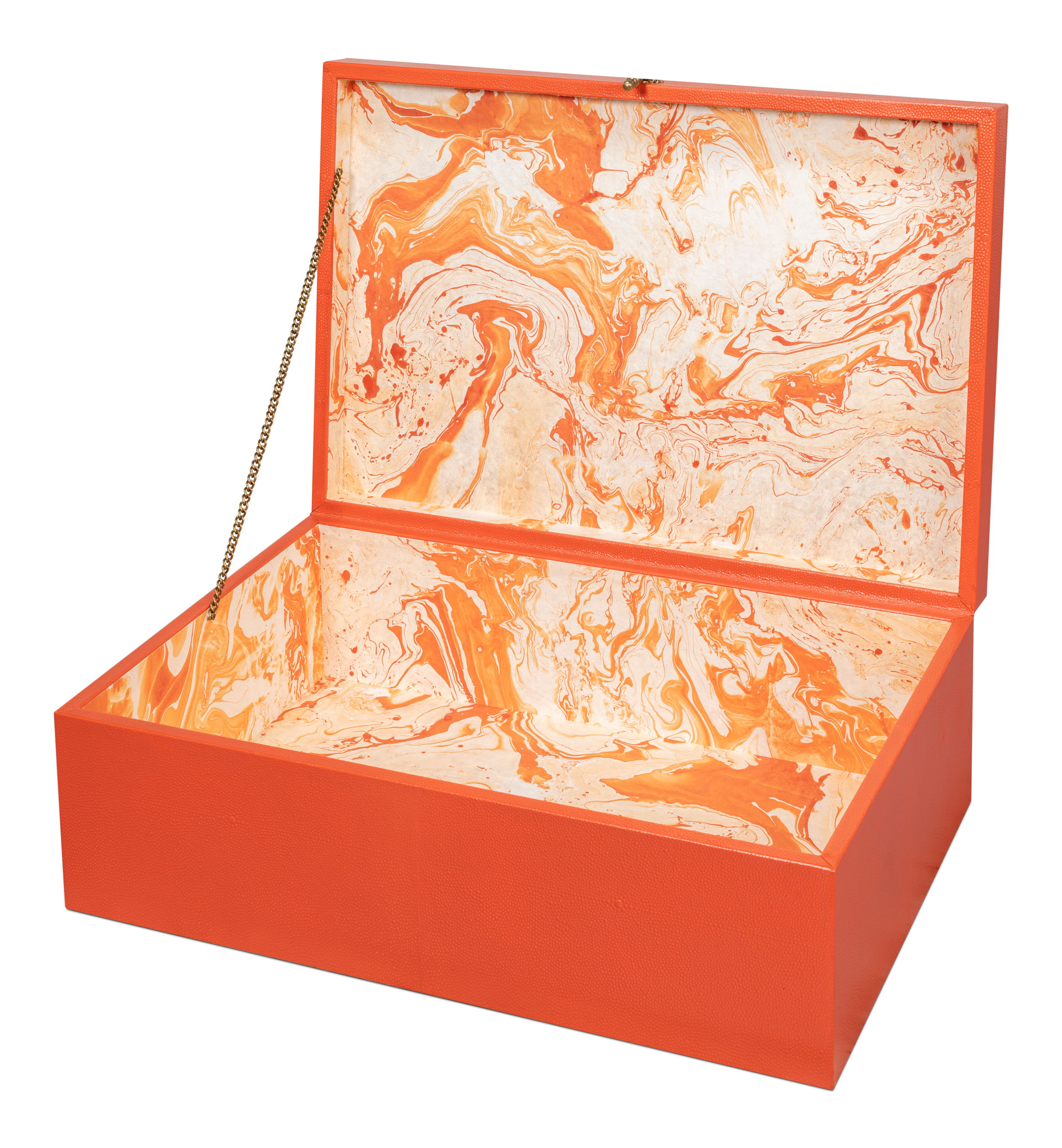 Cosmos Nesting Boxes,S/3 Orangeade, Decor by Sarreid, 24" length x 16" width x 8" height View 11