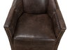 Granville Leather Chair, Seating by Sarreid, 28" length x 28" width x 32" height thumbnail 3