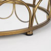Lenore Round Metal/Mirror Tray Gold (Set of 2), Decorative Object by Mercana, 18.9" length x 18.9" width x 4.33" height thumbnail 8