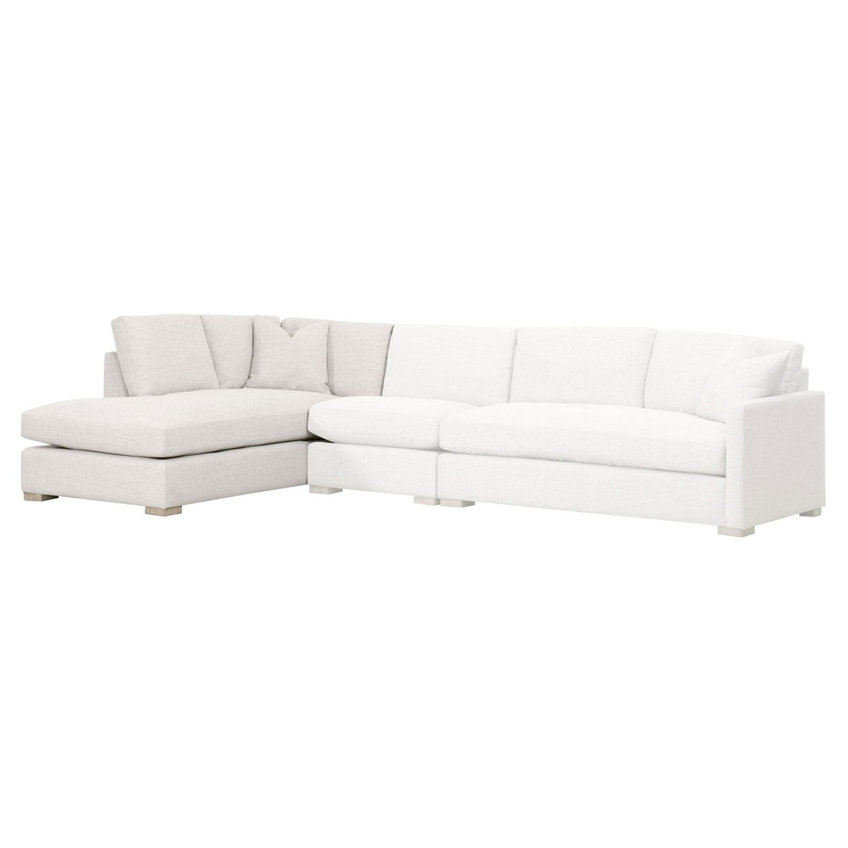 Clara Modular Left-Facing Chaise, Seating by Essentials for Living, 37.5" width x 34" height x 79.75" depth View 6