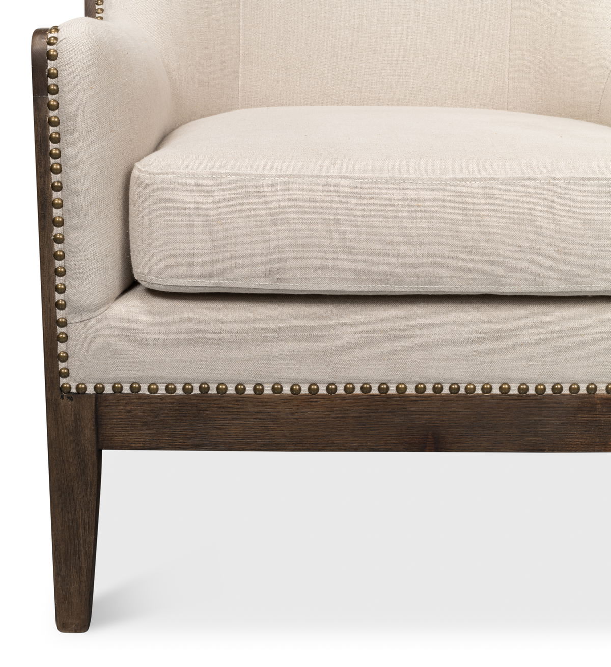 Nolan Chair, by Sarreid, 2'9" length x 2'7" width x 3'9" height View 4