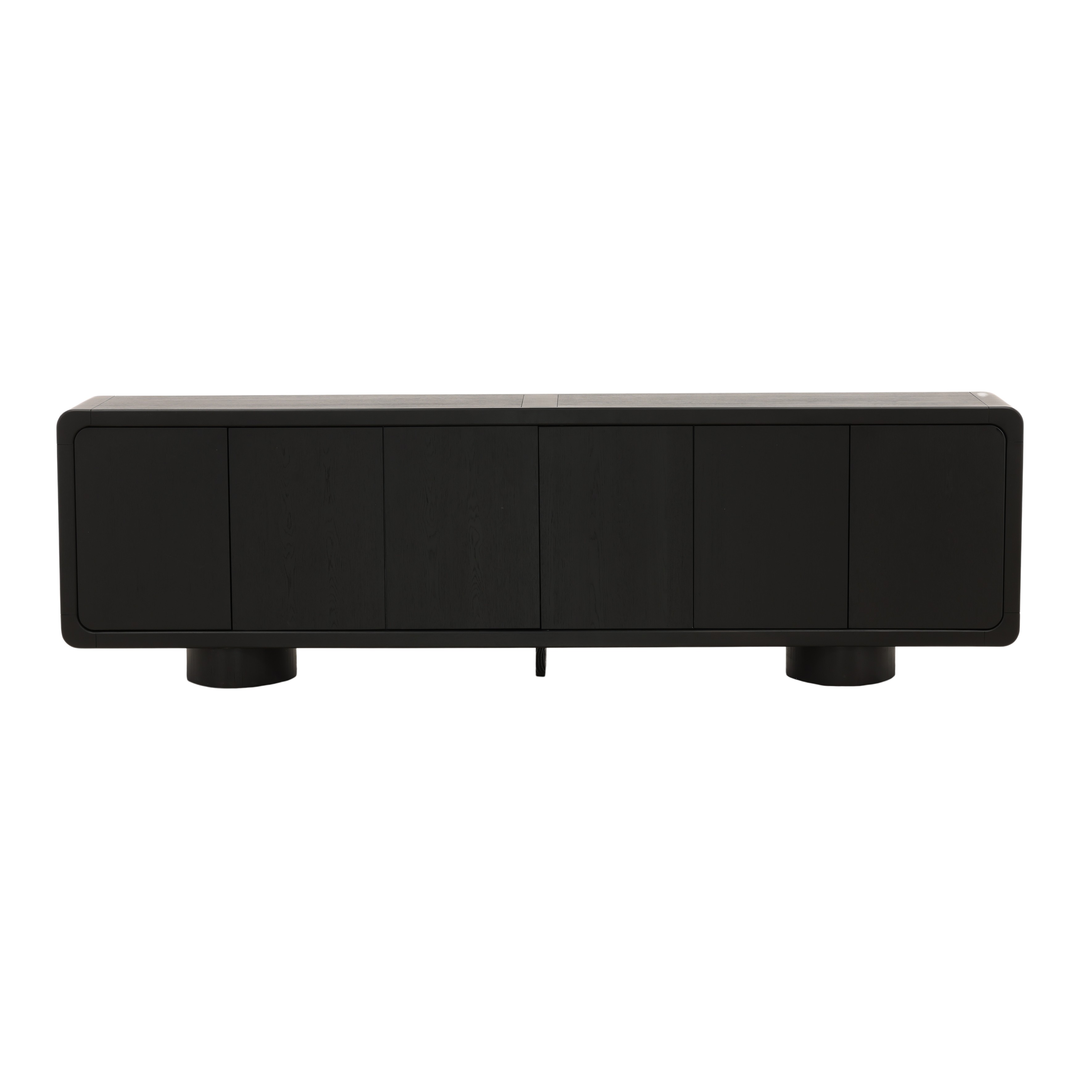 Capella Sideboard Black, Sideboards & Buffet by Dovetail, 108" width x 32" height x 18.1" depth View 2