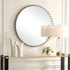 Avelyne Round Mirror, by Uttermost, 37.25" width x 37.25" height x 2.37" depth thumbnail 4