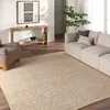 Jaipur Living Pranhita APS01 Handknotted Medallion Tan and Cream Area Rug (9'x12') thumbnail 2