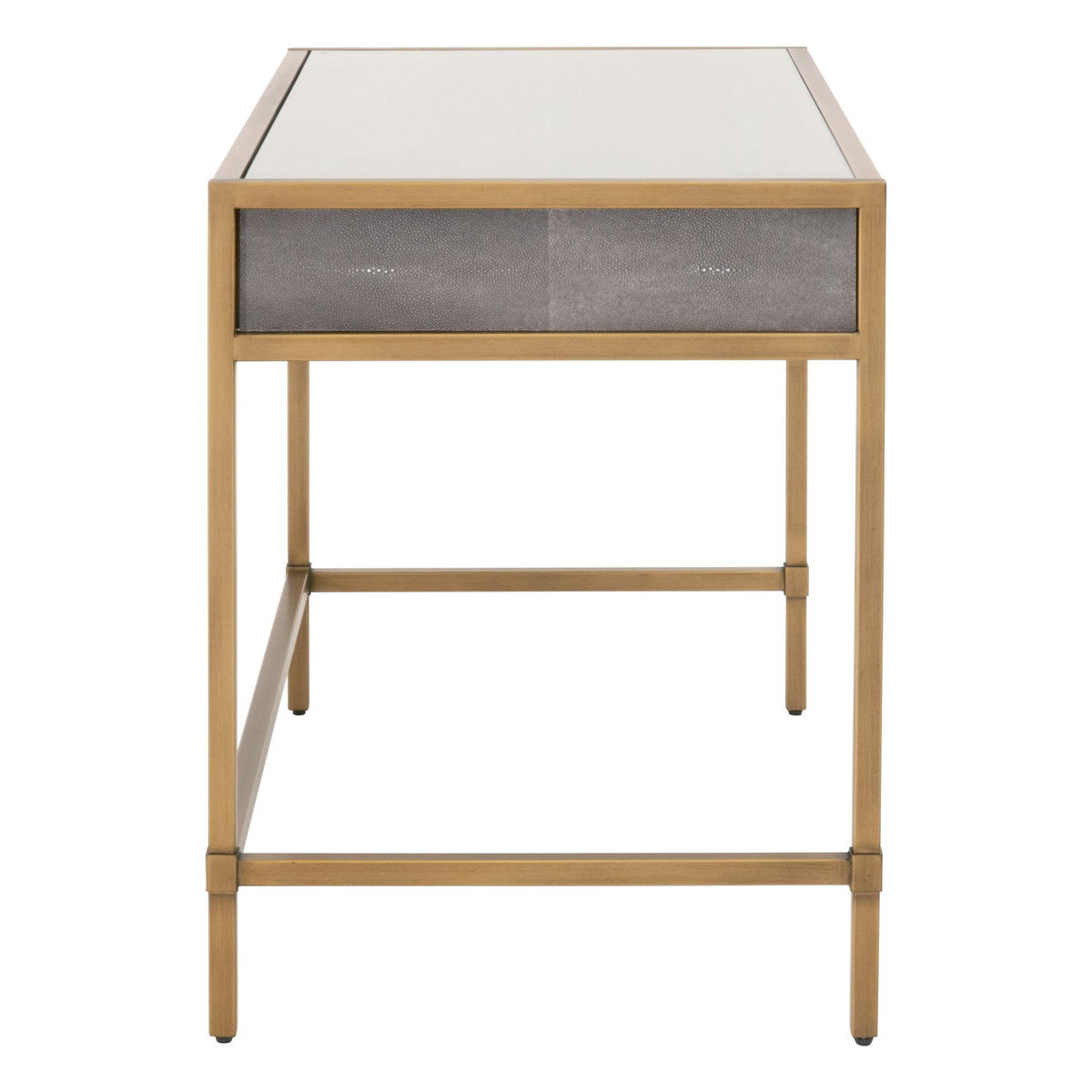 Strand Shagreen Desk, by Essentials for Living, 49" width x 31.5" height x 24" depth View 5