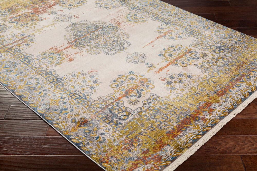 Ephesians Machine Woven Rug, by Surya, 1'3.75" length x 1'3.75" width