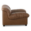 Halston Lounge Chair Tan Leather, Accent Chair by Moe's Home, 43.3" width x 27.5" height x 39.4" depth thumbnail 4