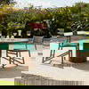 Cassius Outdoor Dining Table Black thumbnail 2